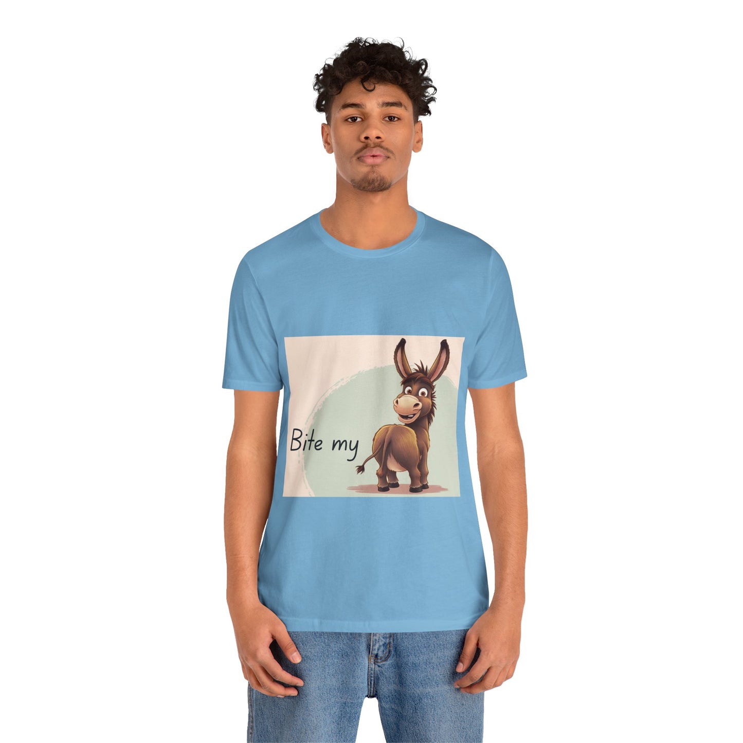 Funny Donkey Quote Unisex Jersey Tee - Perfect for Humor Lovers!