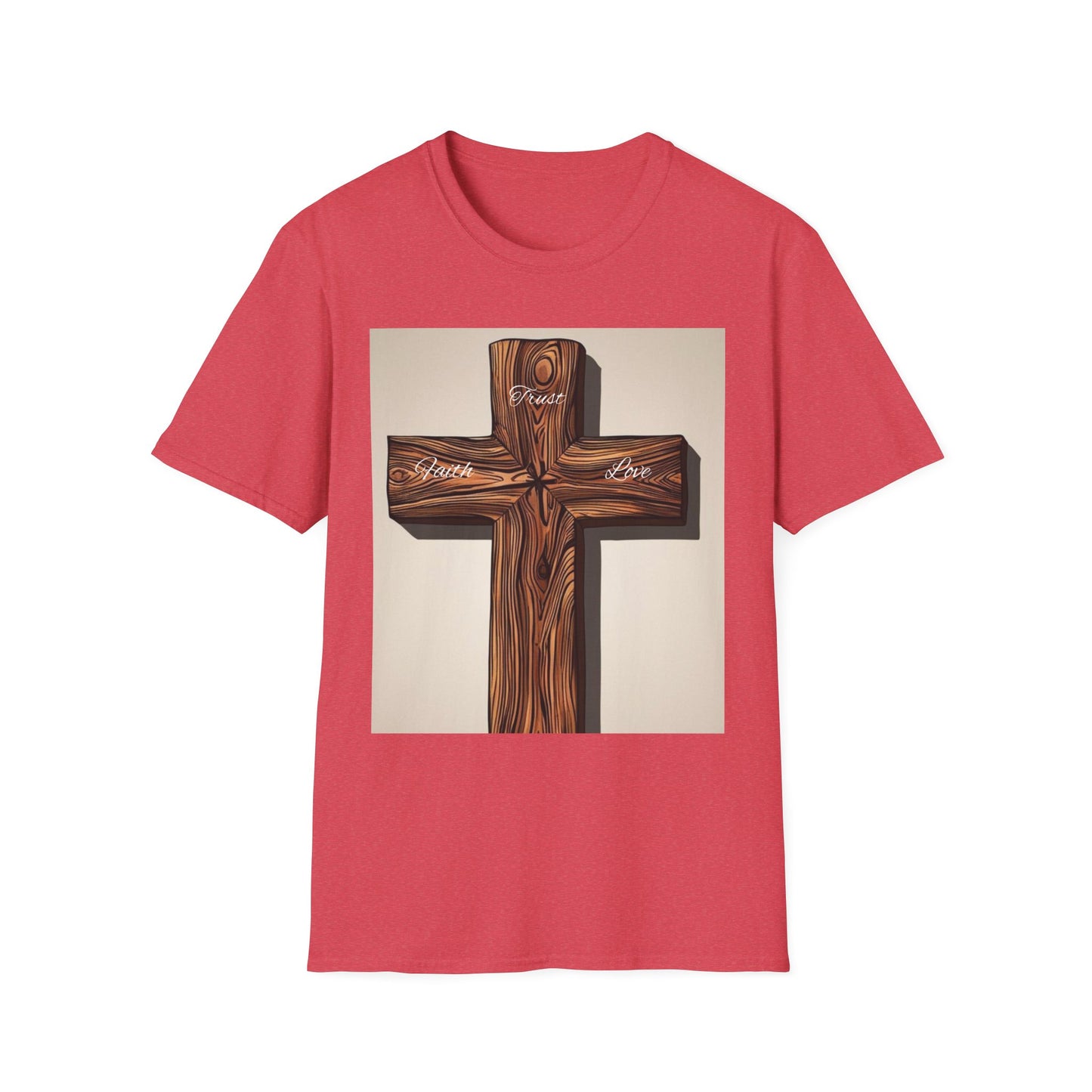 Rustic Wooden Cross Unisex T-Shirt - Faith & Love Apparel
