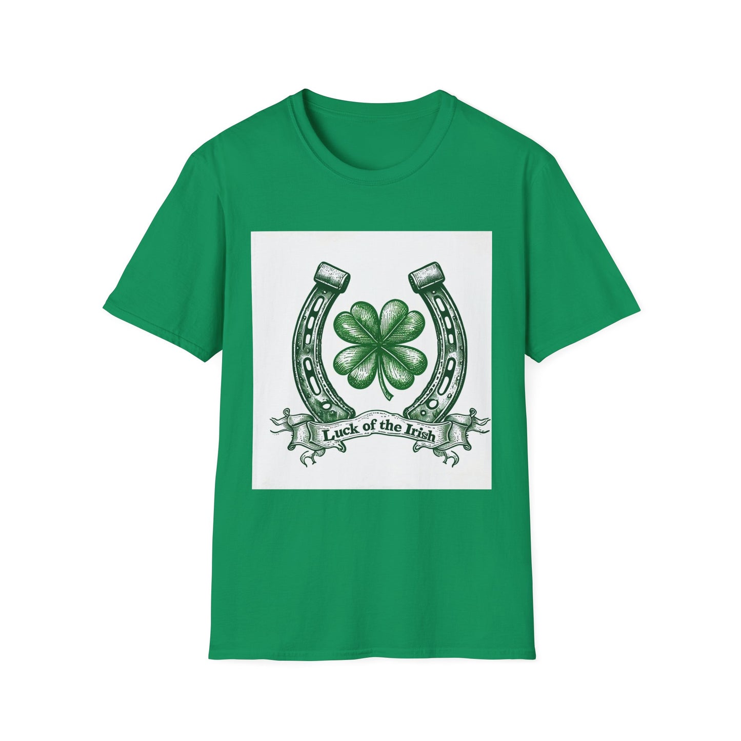 Luck of the Irish Unisex Softstyle T-Shirt | Festive St. Patrick's Day Tee