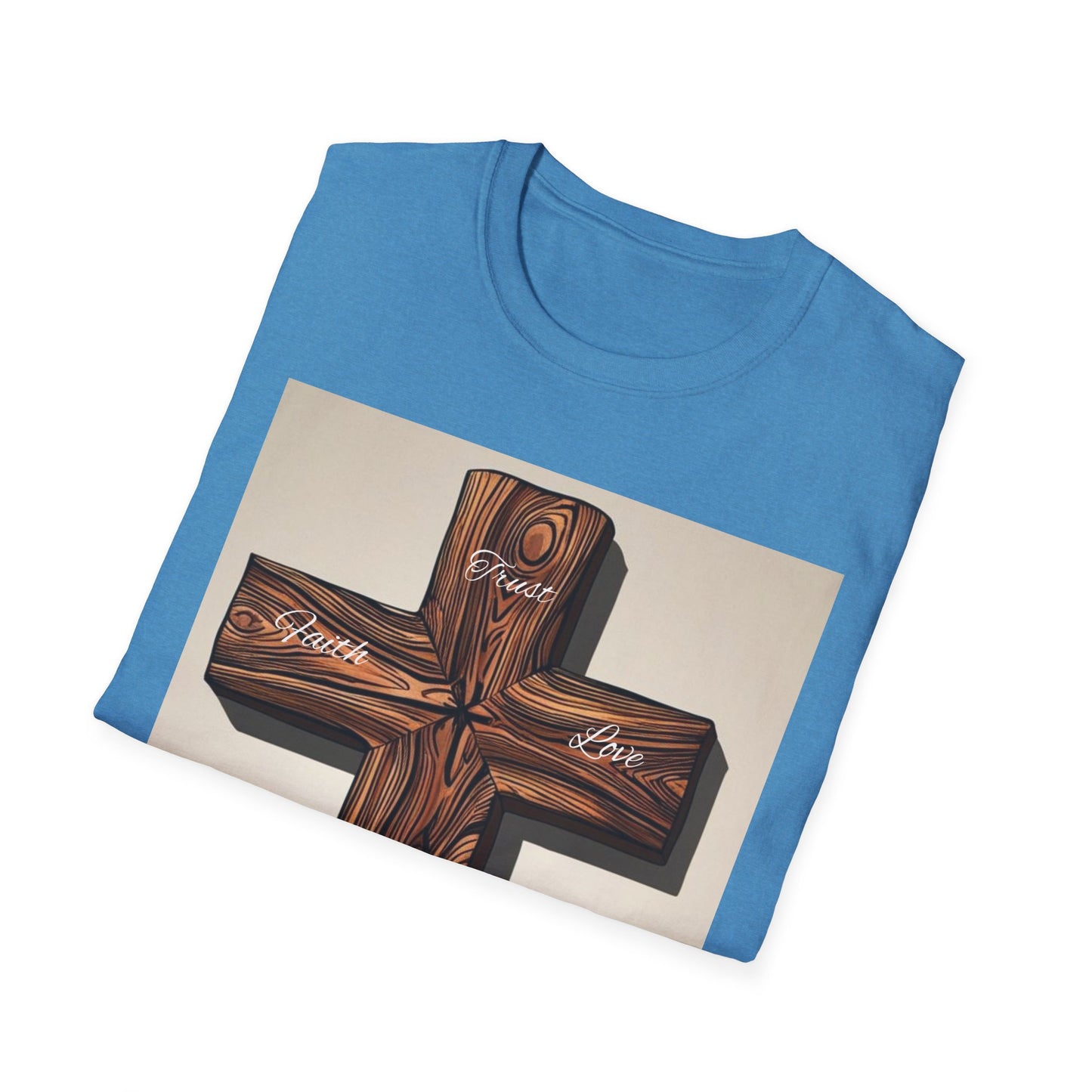 Rustic Wooden Cross Unisex T-Shirt - Faith & Love Apparel