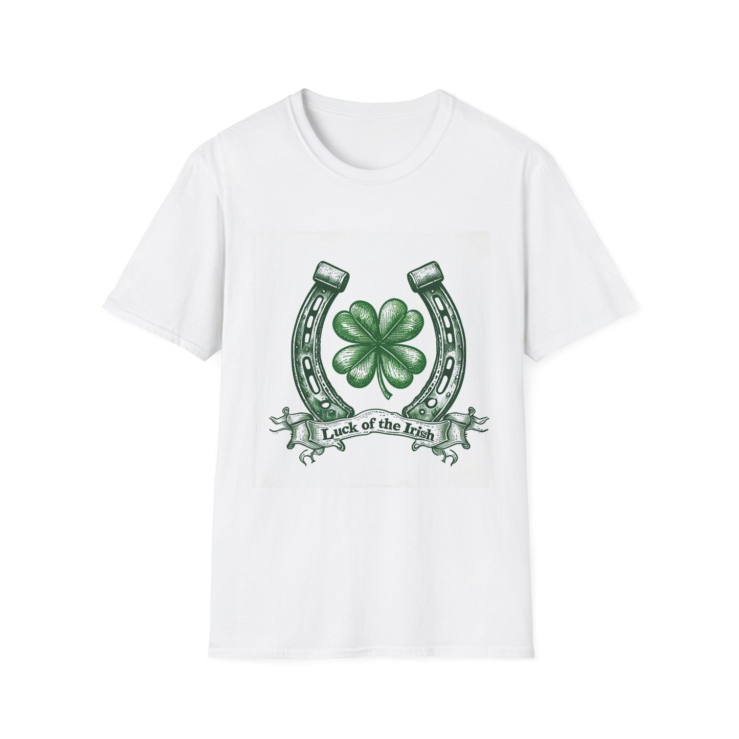 Luck of the Irish Unisex Softstyle T-Shirt | Festive St. Patrick's Day Tee