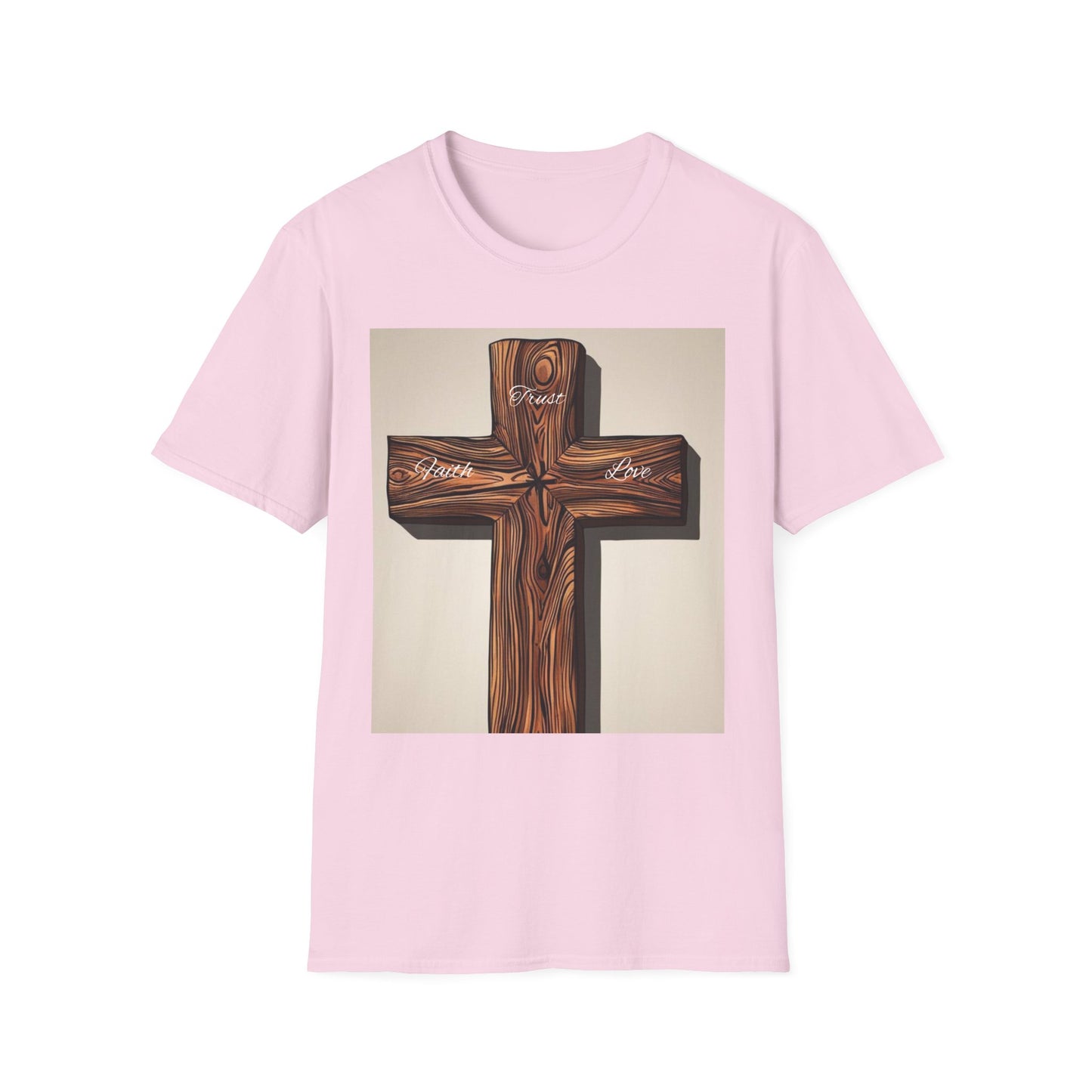 Rustic Wooden Cross Unisex T-Shirt - Faith & Love Apparel