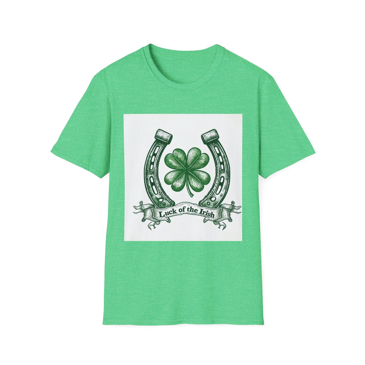 Luck of the Irish Unisex Softstyle T-Shirt | Festive St. Patrick's Day Tee