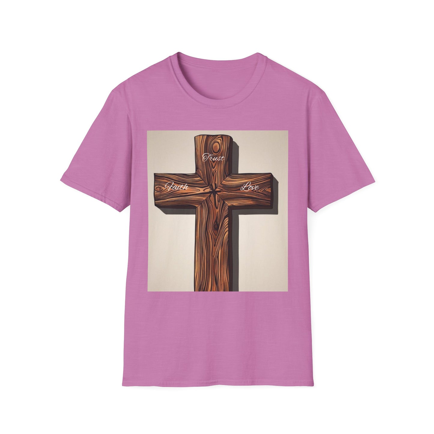 Rustic Wooden Cross Unisex T-Shirt - Faith & Love Apparel
