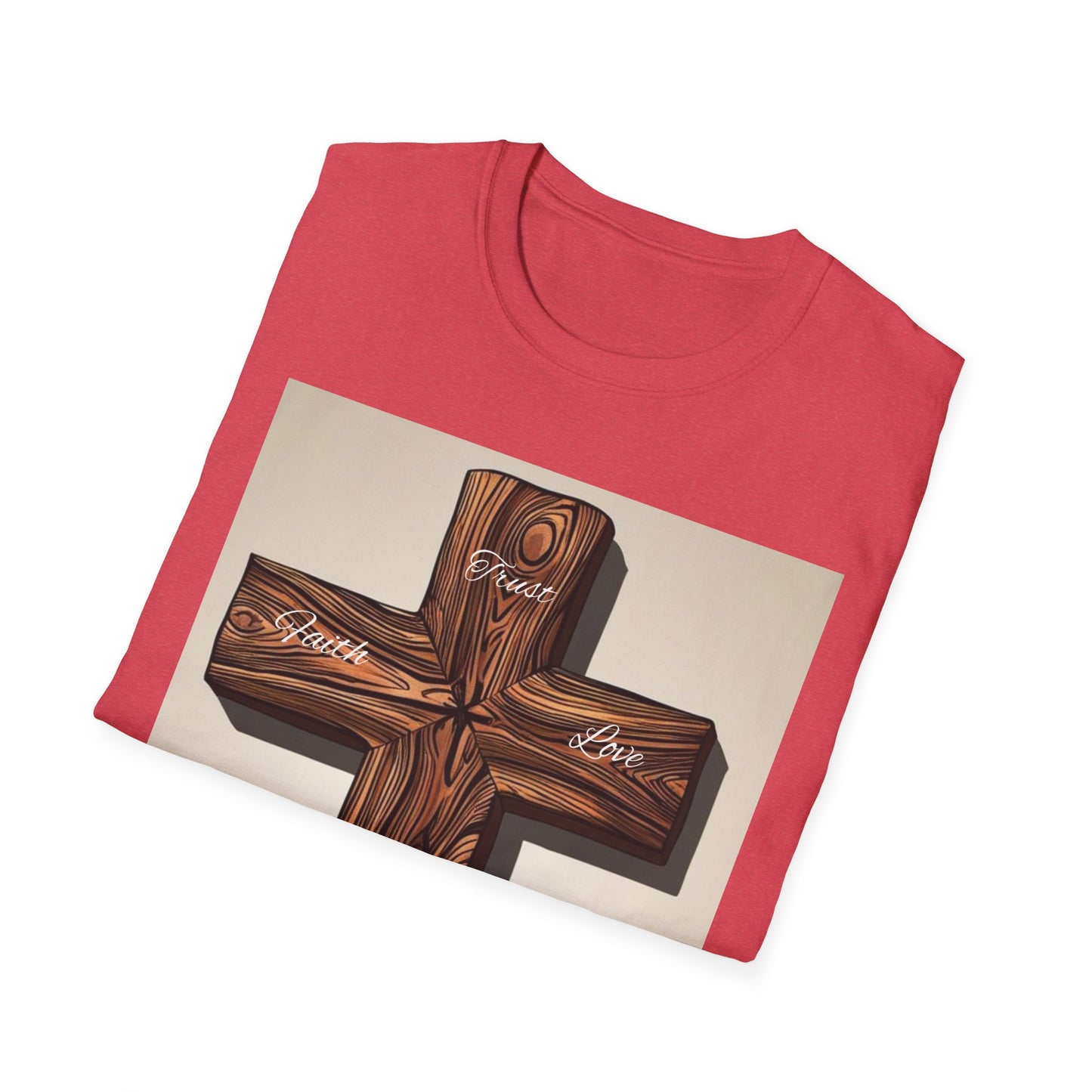 Rustic Wooden Cross Unisex T-Shirt - Faith & Love Apparel