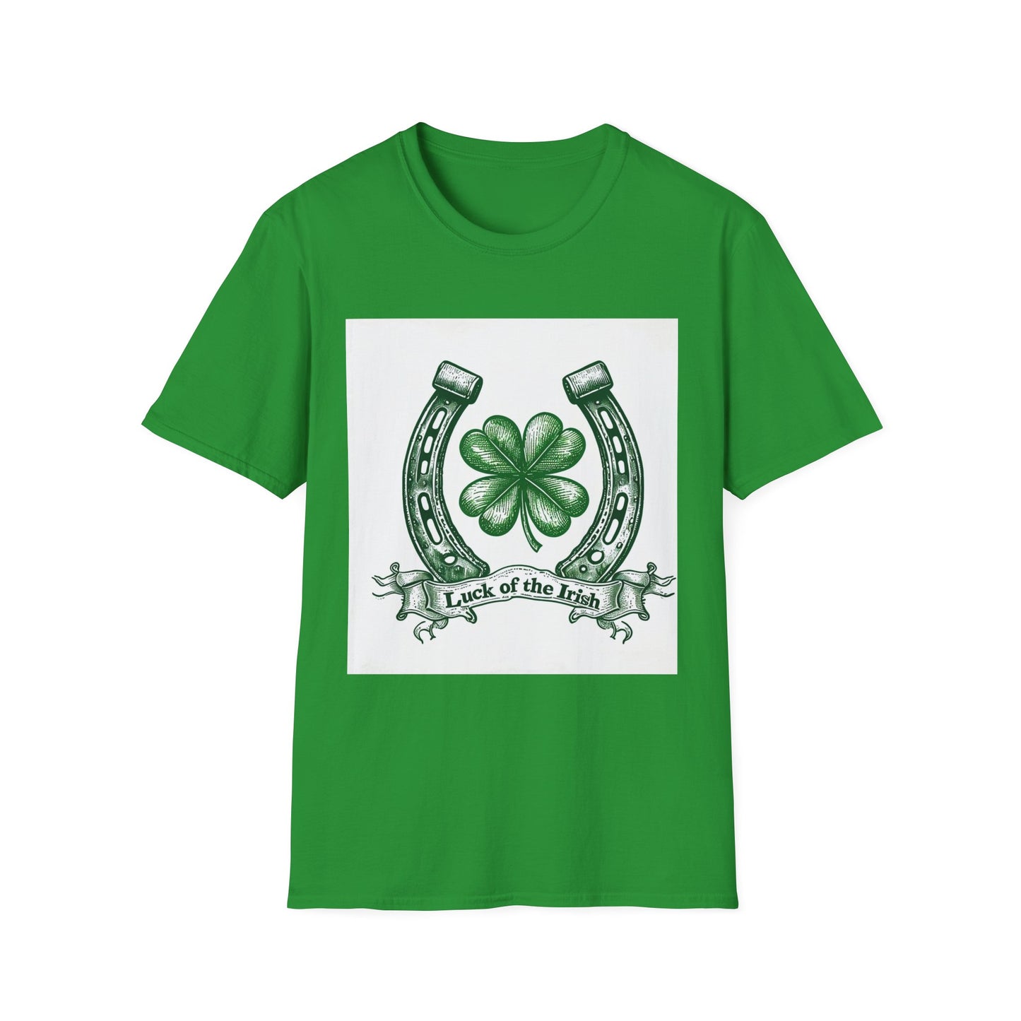 Luck of the Irish Unisex Softstyle T-Shirt | Festive St. Patrick's Day Tee