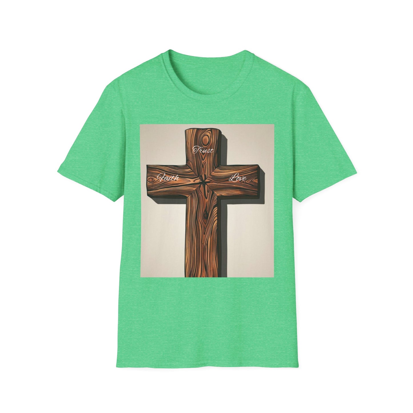 Rustic Wooden Cross Unisex T-Shirt - Faith & Love Apparel