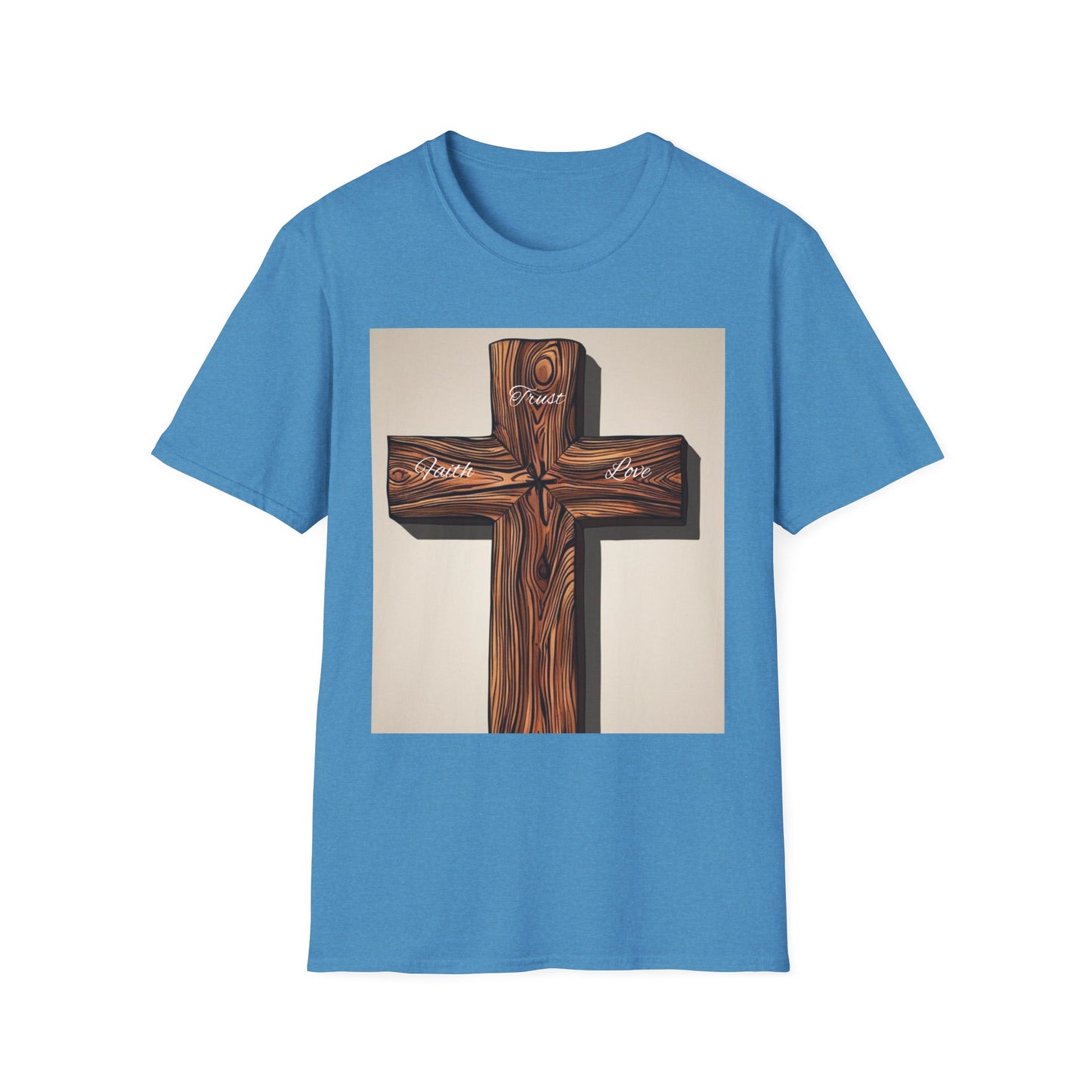 Rustic Wooden Cross Unisex T-Shirt - Faith & Love Apparel