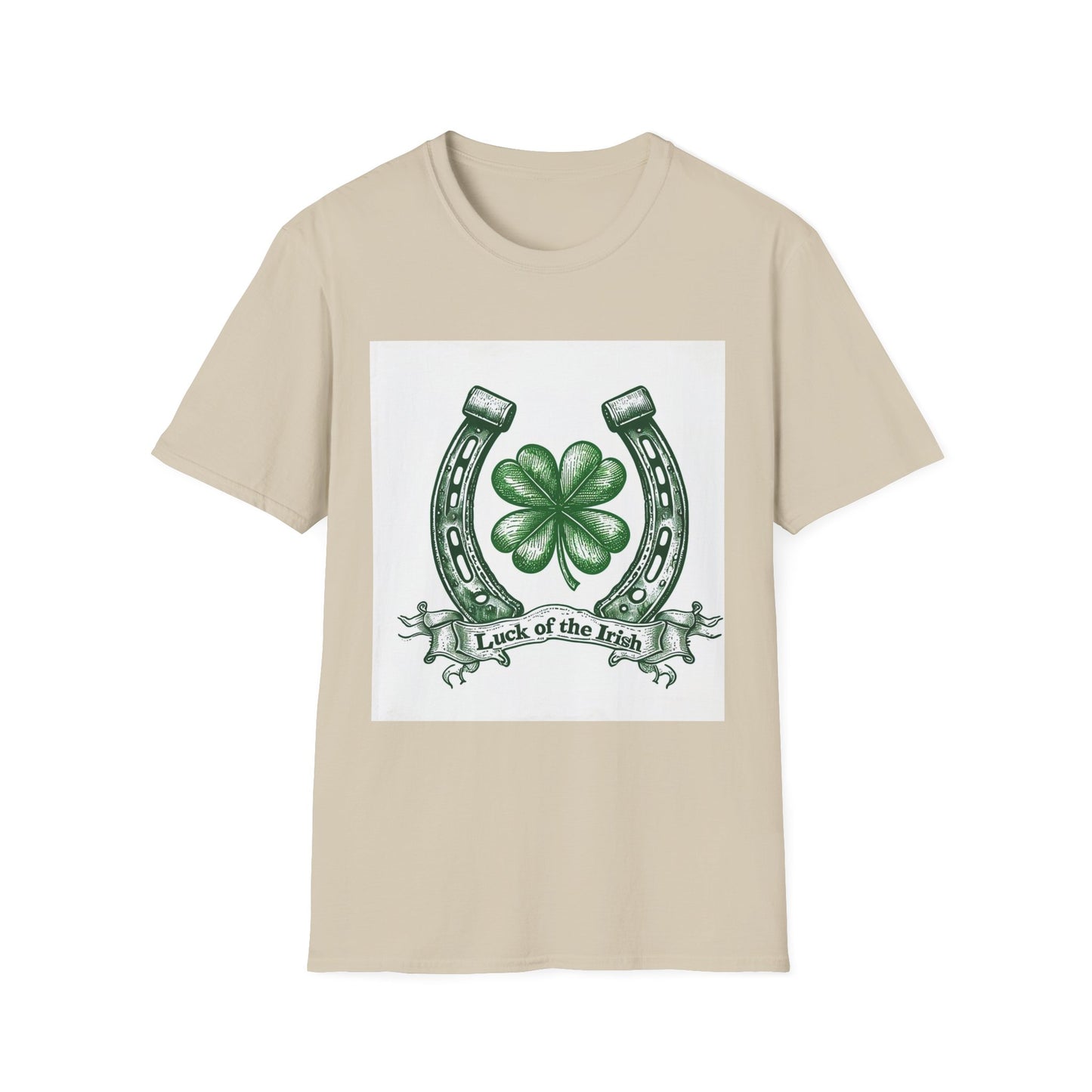 Luck of the Irish Unisex Softstyle T-Shirt | Festive St. Patrick's Day Tee